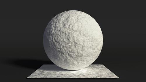 Snow Material With Applicable Displacement (Cycles Ready) preview image